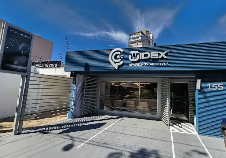 Fachada da Caic Widex unidade Jundiai/SP